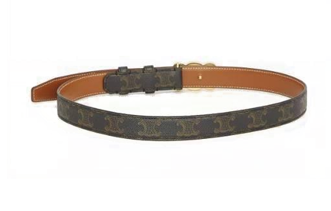 CELINE Triomphe Medium Buckle Belt