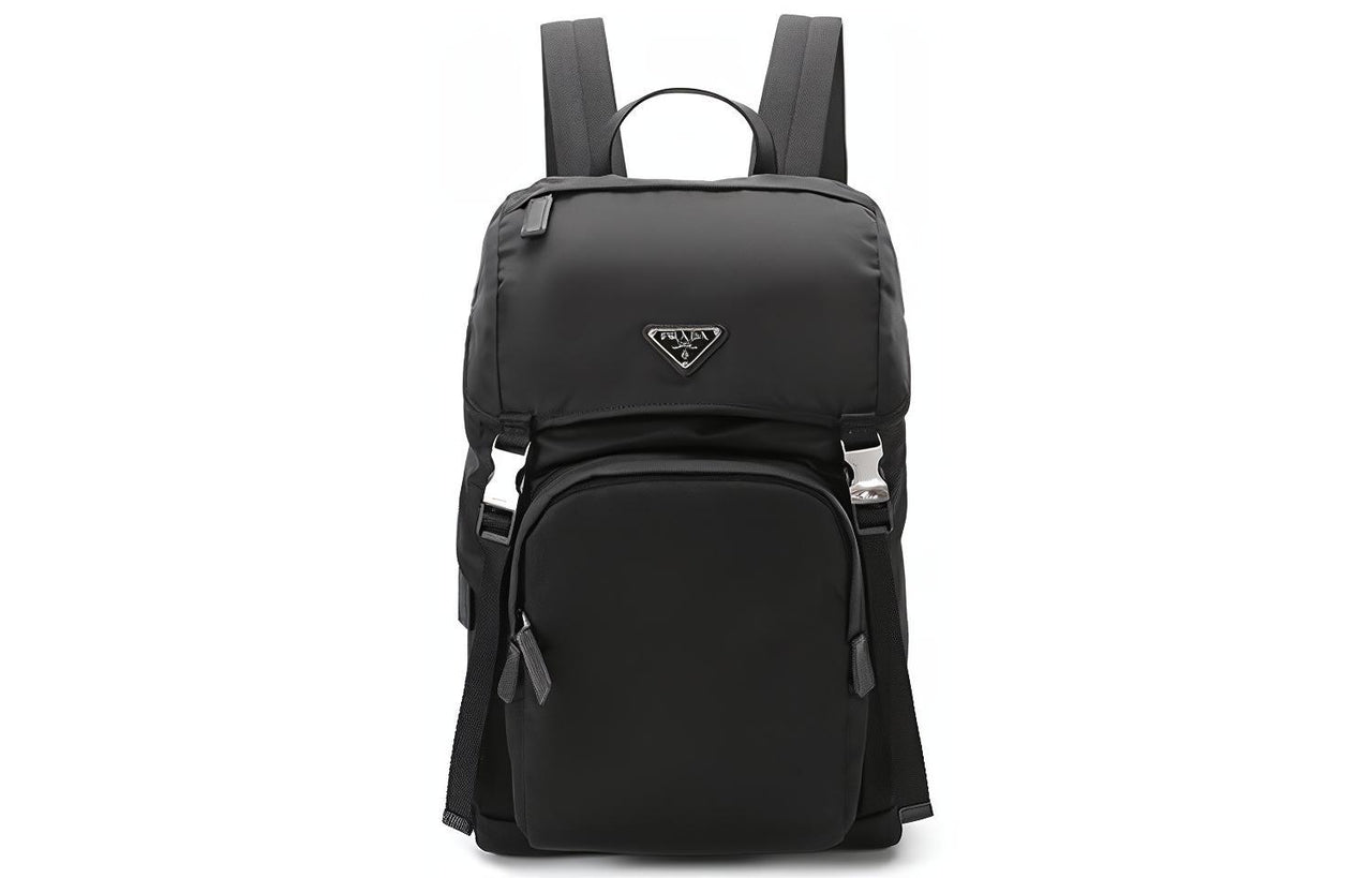 PRADA Re Nylon Recycled Nylon Backpack Men's Black