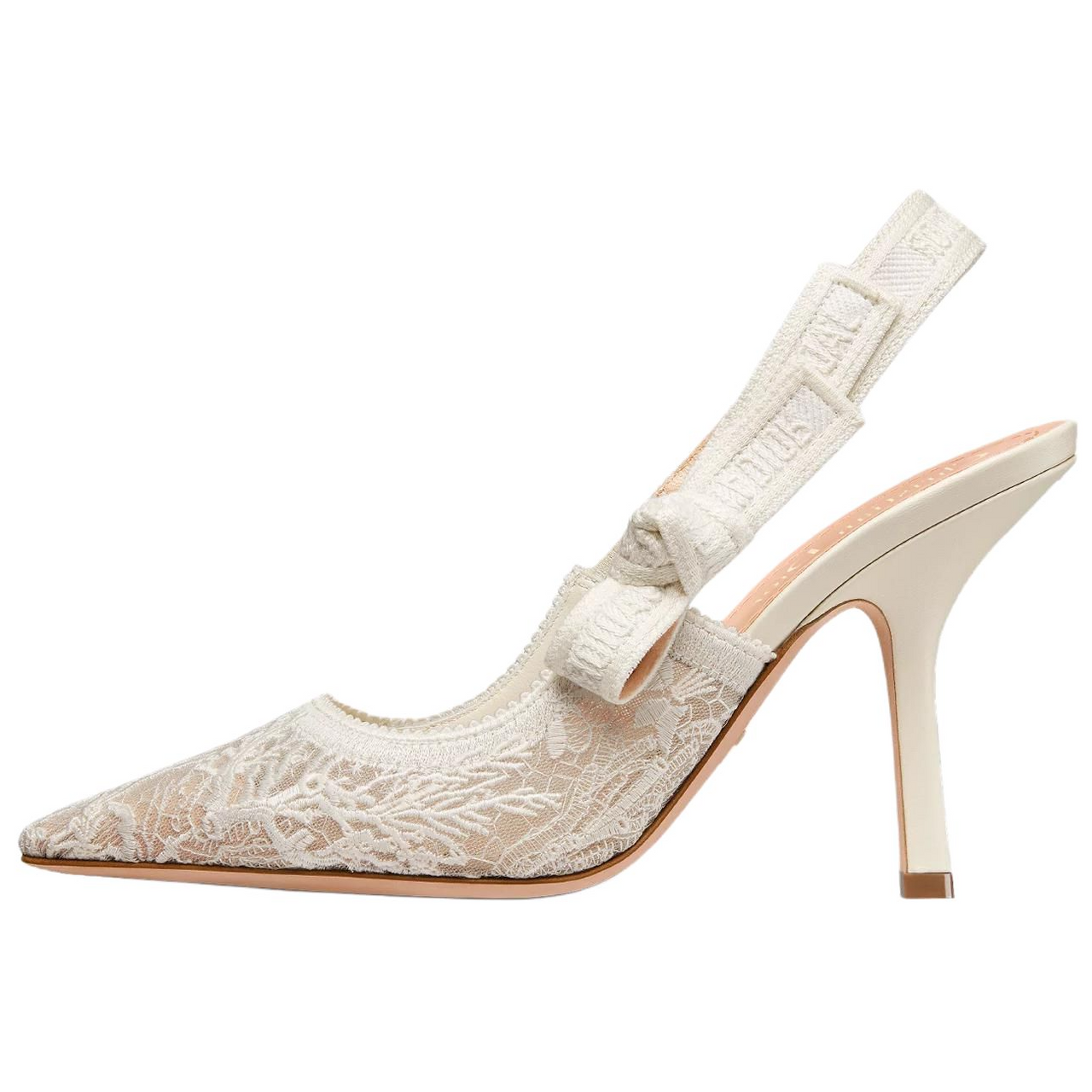 DIOR J'Adior Slim Heel High Heels 10cm Women's White