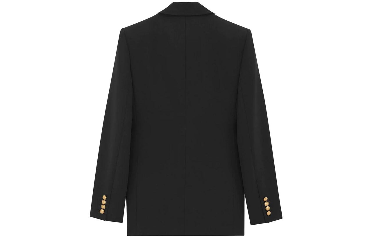 SAINT LAURENT SS23 Business Suit Coat Women's Black
