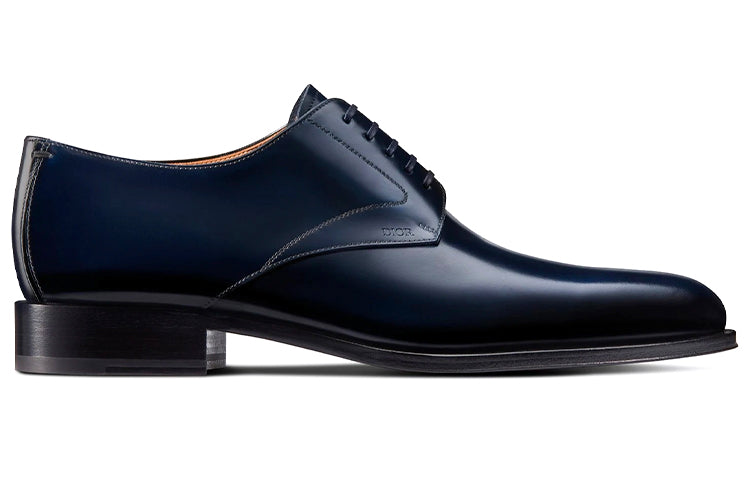 DIOR Timeless Dress Shoes Men's Marine Blue