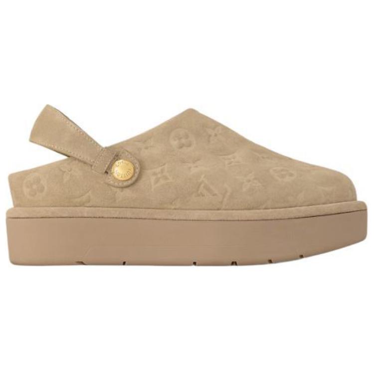 LOUIS VUITTON Aspen Casual Single Shoes Women's Brown