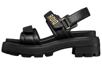 DIOR DiorAct Beach Sandals Women's Black
