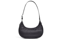 CELINE AVA Cow Leather Portable Handbag Shoulder Bag Men's Black