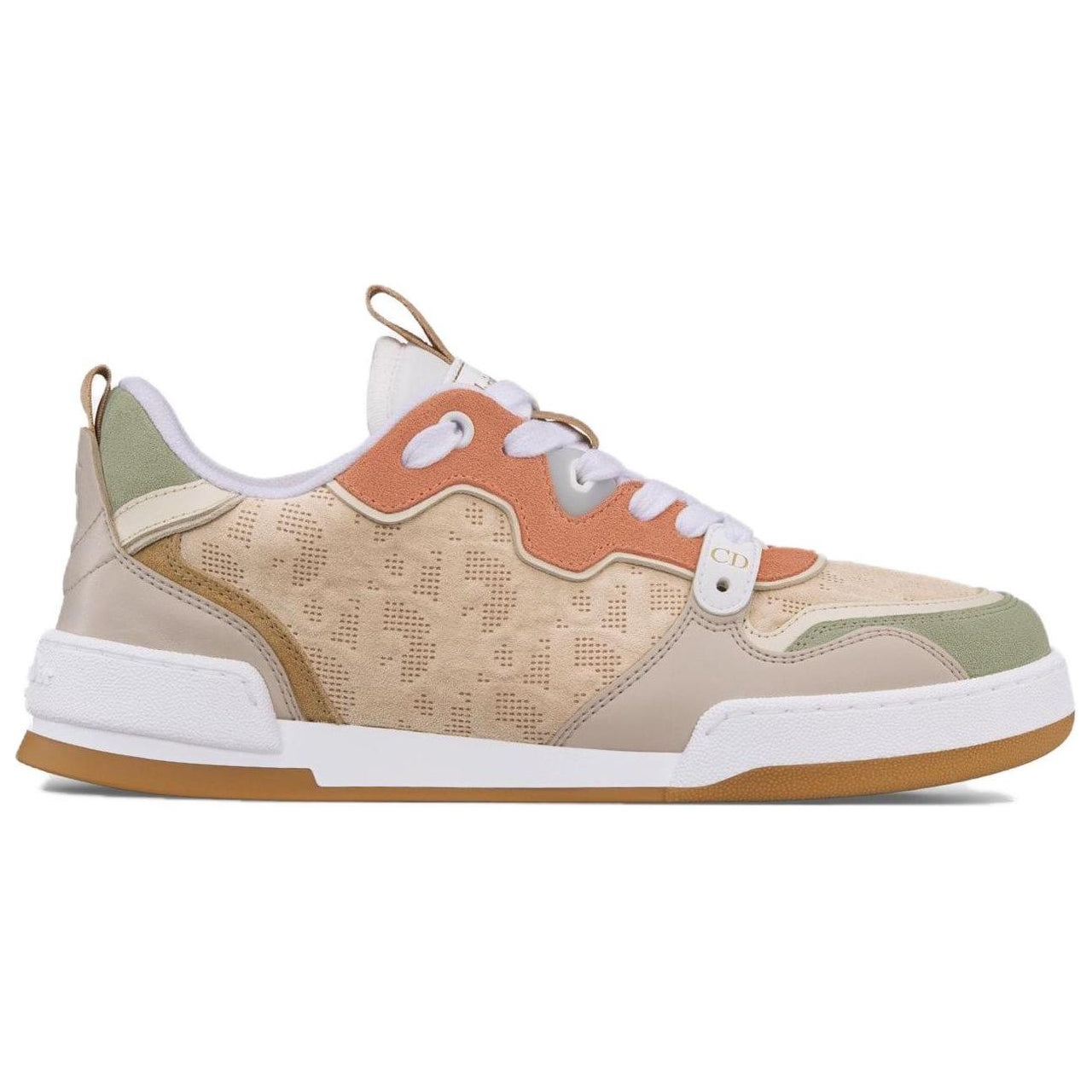 DIOR One Small White Shoes Low-Top Skateboard Shoes Women's Beige