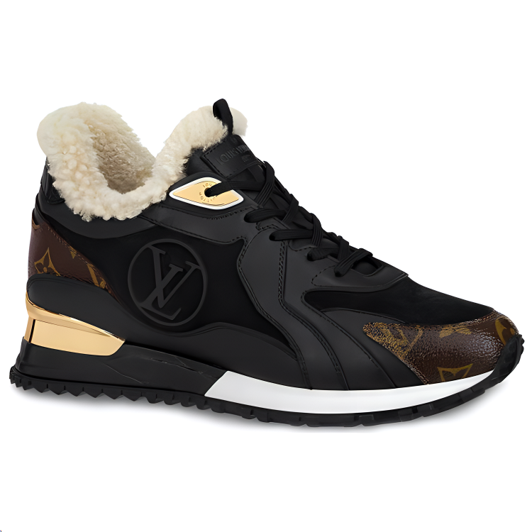 LOUIS VUITTON Run Away Low Top Casual Shoes Women's Brown