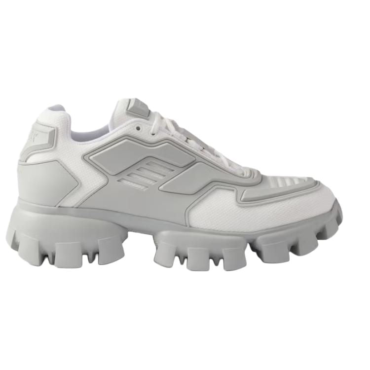 PRADA Cloudbust Thunder Low Top Chunky Sneakers Men's White Gray