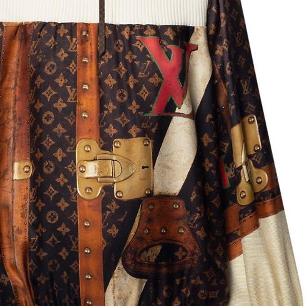 LOUIS VUITTON SS24 Velvet-feel Coat Women's Multicolor