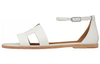HERMES Santorini One Strap Sandals Women's White