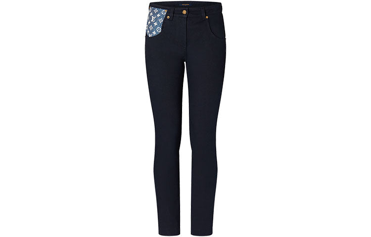 LOUIS VUITTON SS22 Jeans Women's Black