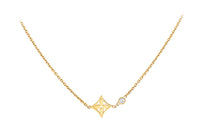 LOUIS VUITTON Idylle Blossom Pendant Yellow Gold And Diamond