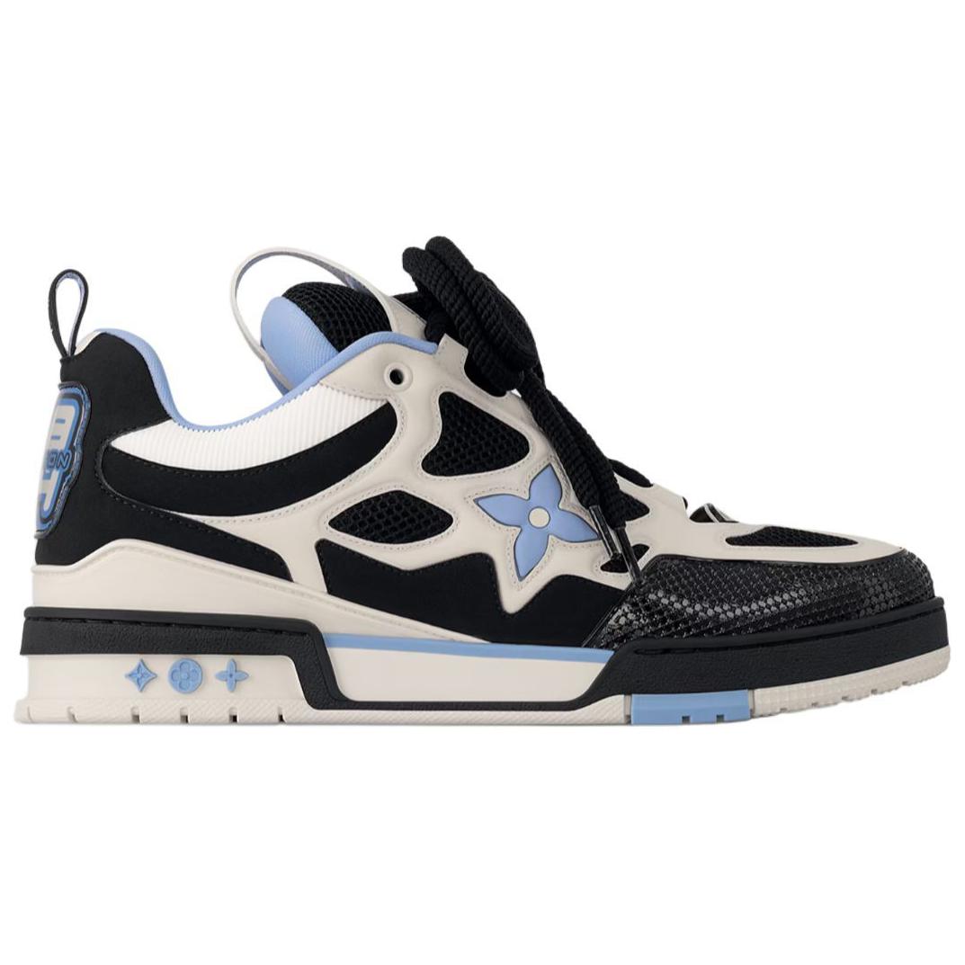 LOUIS VUITTON Skate Low-Top Skateboard Shoes Men's Blue