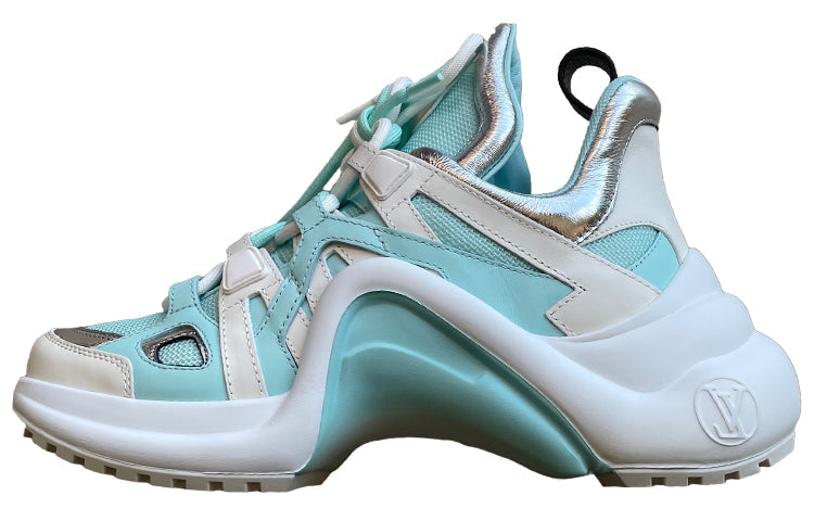 LOUIS VUITTON Archlight 1.0 Low-Top Casual Shoes Women's Green White