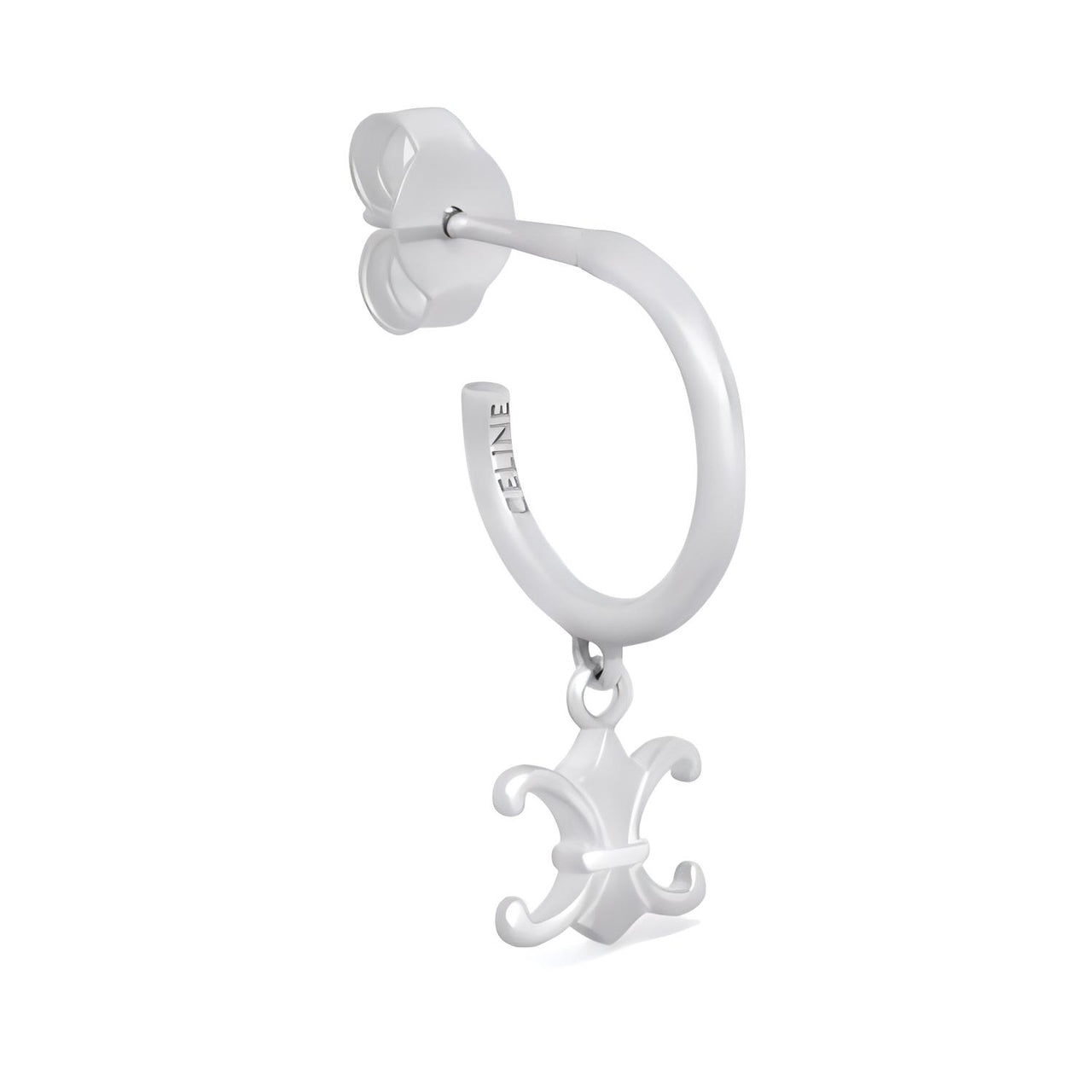 CELINE Silver Earrings Men's Silver
