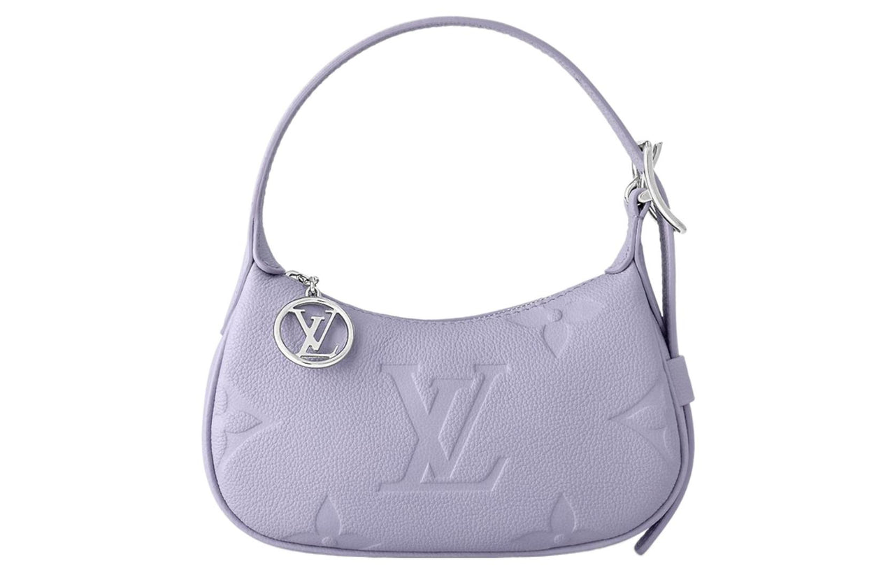 LOUIS VUITTON Cow Leather Handbag, Shoulder Bag Women's Purple