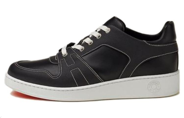 HERMES Low Top Stylish Skateboarding Shoes Men's Black