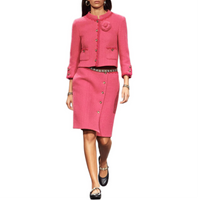 CHANEL FW24 Jackets Coats Women's Pink