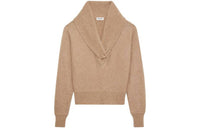 SAINT LAURENT Ribbed Trim Long-Sleeved Jumper