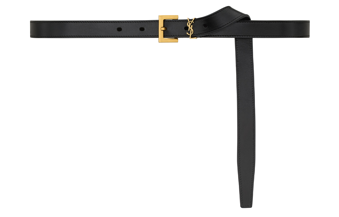 SAINT LAURENT Cassandre Thin Belt