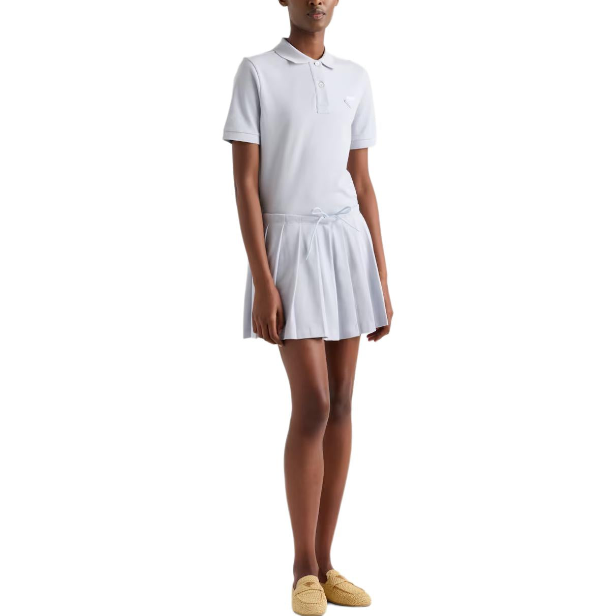 PRADA SS24 Polo Shirt Women's Xingji Blue