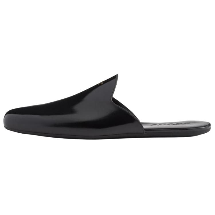 PRADA Wrap-toe Slippers Men's Black