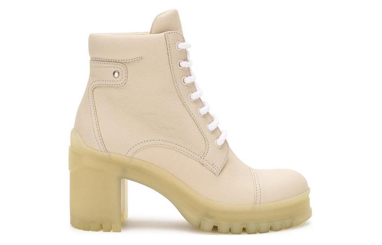 PRADA Ankle Boots 8cm Women's Beige