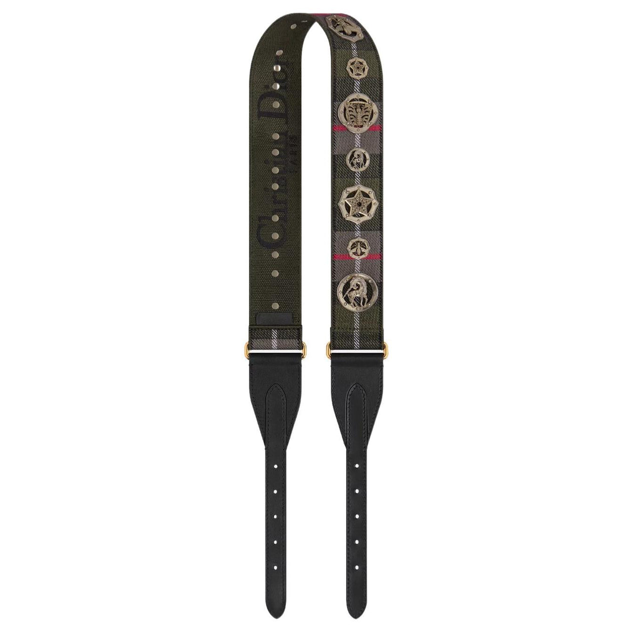 DIOR Calfskin Shoulder Straps Women's Green
