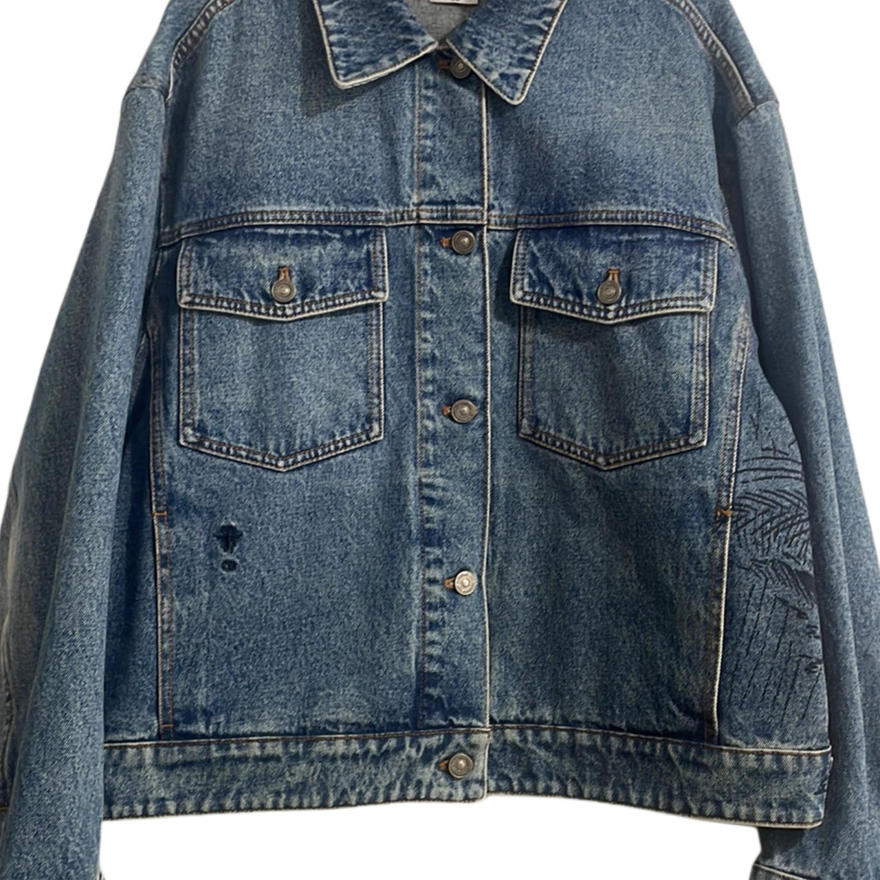 DIOR FW22 Denim Jacket Women's Blue