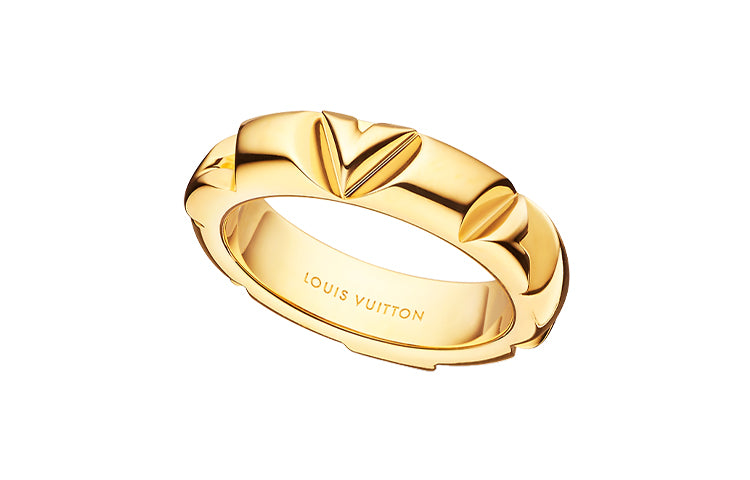 LOUIS VUITTON Lv Volt Multi Ring Yellow Gold