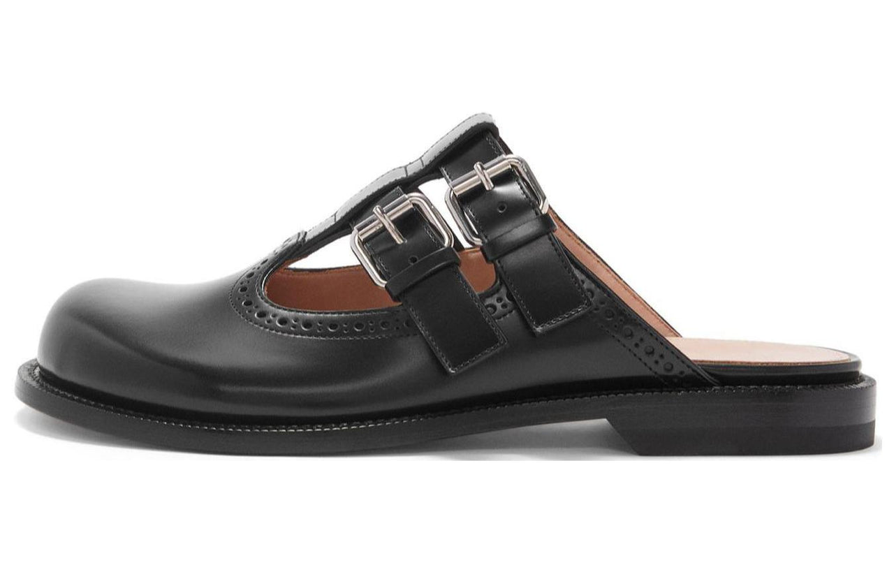 LOEWE Campo Mary Jane Mule Black Women's