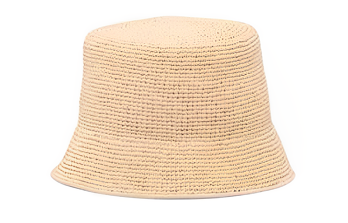 PRADA Straw Woven Bucket Hats Women's