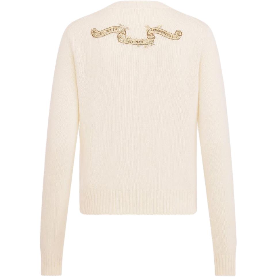 DIOR Cashmere Sweater Women's Ecru