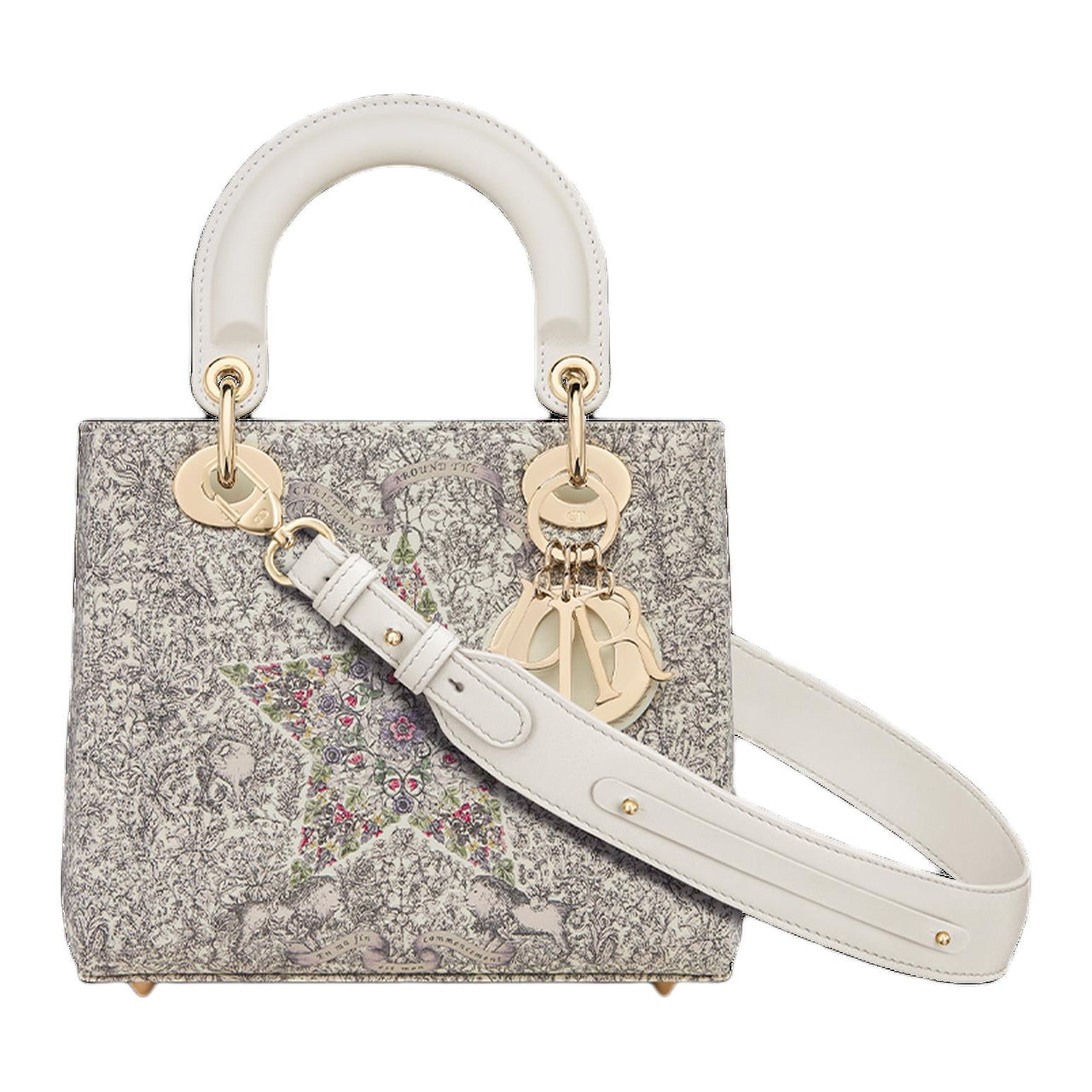 DIOR Lady DiorMy ABCDior Calfskin Shoulder Bag, Crossbody Bag, Handbag Trumpets Women's Latte