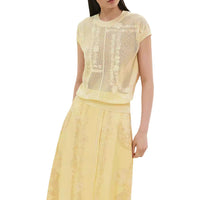 HERMES Knitwear Women's Light Yellow