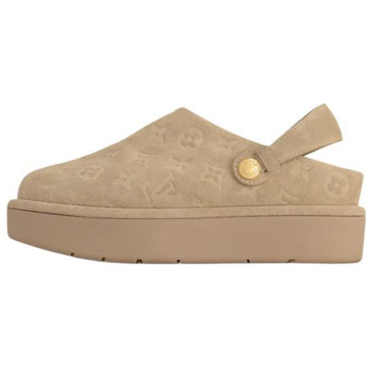 LOUIS VUITTON Aspen Casual Single Shoes Women's Brown