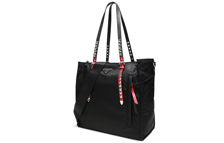 PRADA Fabric One Shoulder Handbags Women's Black