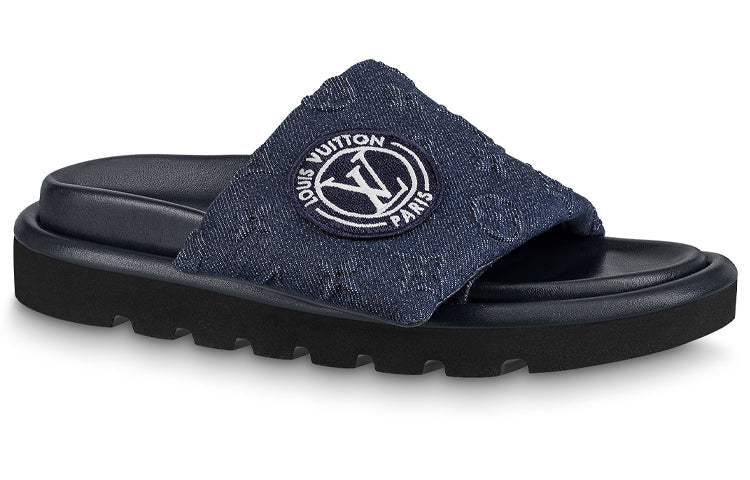 LOUIS VUITTON Stylish Sandals Women's Blue