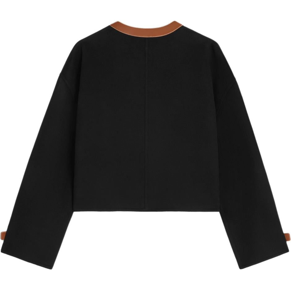 CELINE Cardigan Jacket In Double Face Cashmere