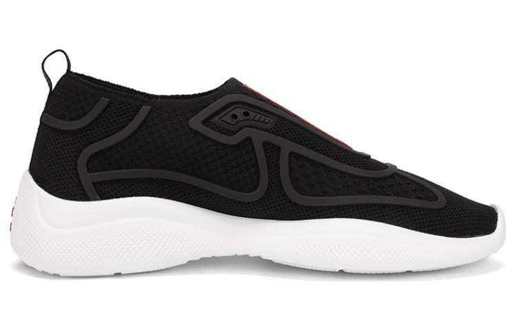 PRADA Casual Shoes Women's Low-Top Black White