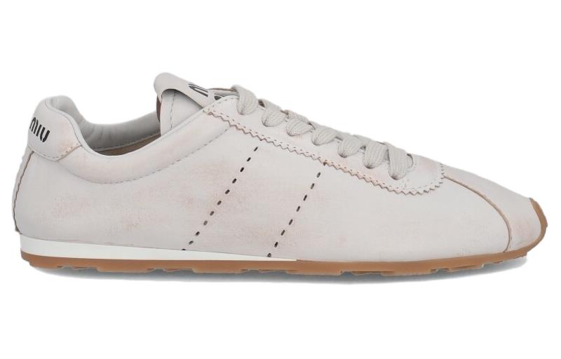 MIU MIU Plume Low Top Casual Shoes Women's White