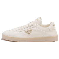 PRADA Triangle-logo Leather Sneakers