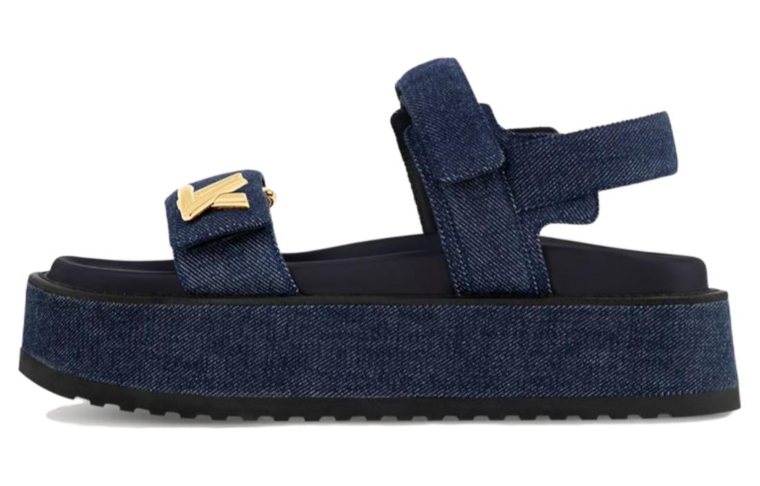 LOUIS VUITTON LV Sunset Beach Sandals Women's Blue