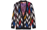 SAINT LAURENT Patterned Intarsia knit Cardigan
