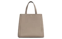 CELINE Cabas Grained Calfskin Tote Bag Shopping Bag Handbag Shoulder Bags Small Size Women's Taupe