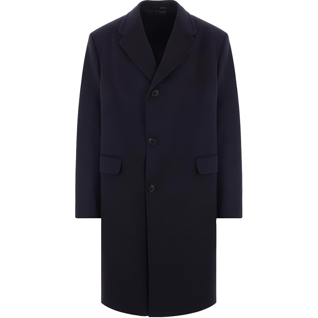 PRADA Single Breasted Straight Hem Coat
