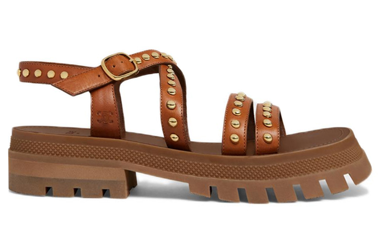 CELINE Clea Stylish Sandals Women's Tawny