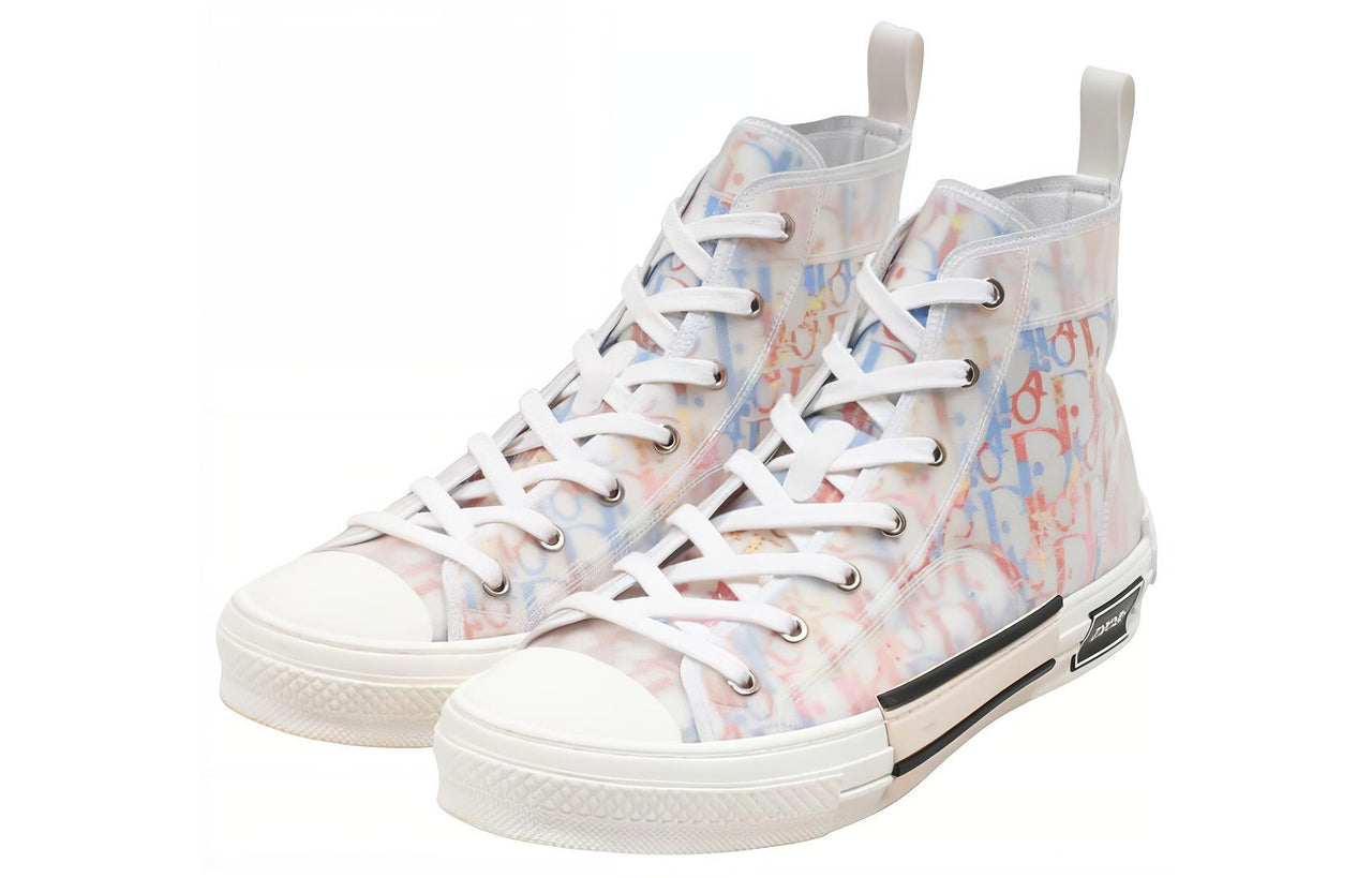 DIOR B23 High Top Multicolor Oblique