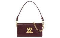 LOUIS VUITTON Twist Epi Grained Cow Leather Handbag Shoulder Bag Women's Burgundy