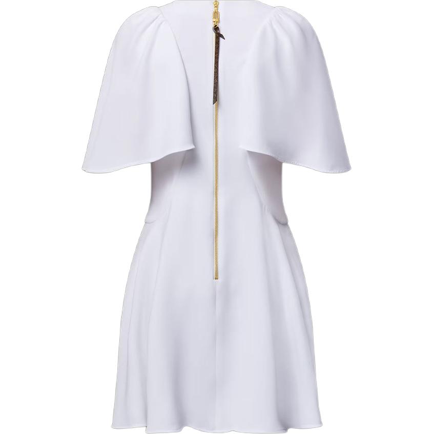 LOUIS VUITTON Butterfly Sleeve Mini Dress