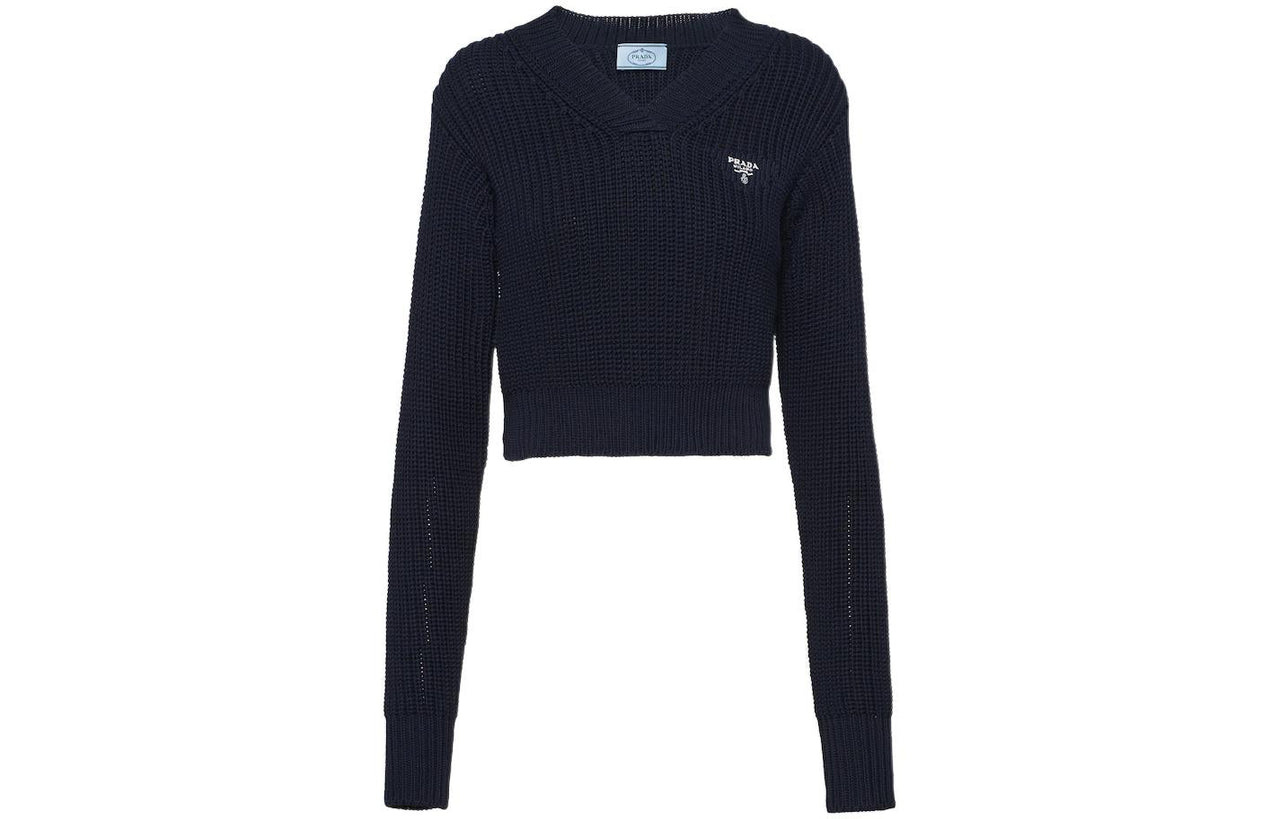 PRADA FW22 Sweater Women's Dark Blue